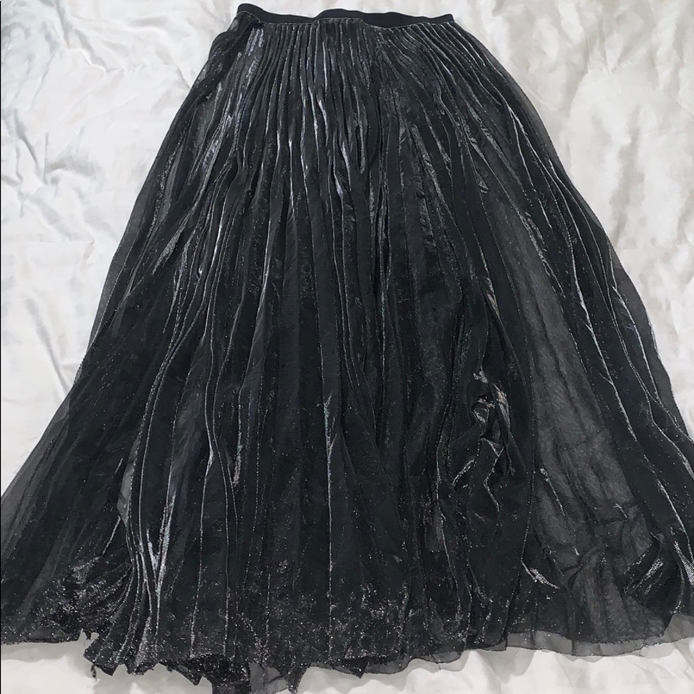 Black cover up sheer shinny dress